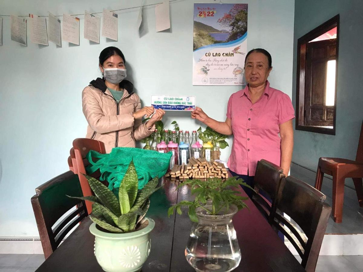 Cham Island Smiles Homestay Tân Hiệ Esterno foto